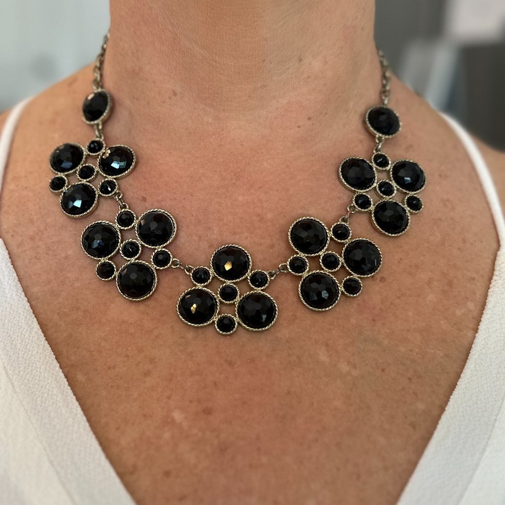 Talbots, Black Statement Necklace